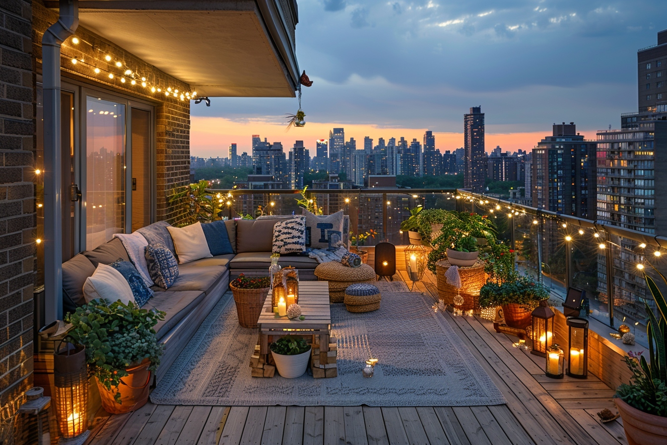 Ideés et conseils pour l&rsquo;aménagement de votre terrasse urbaine