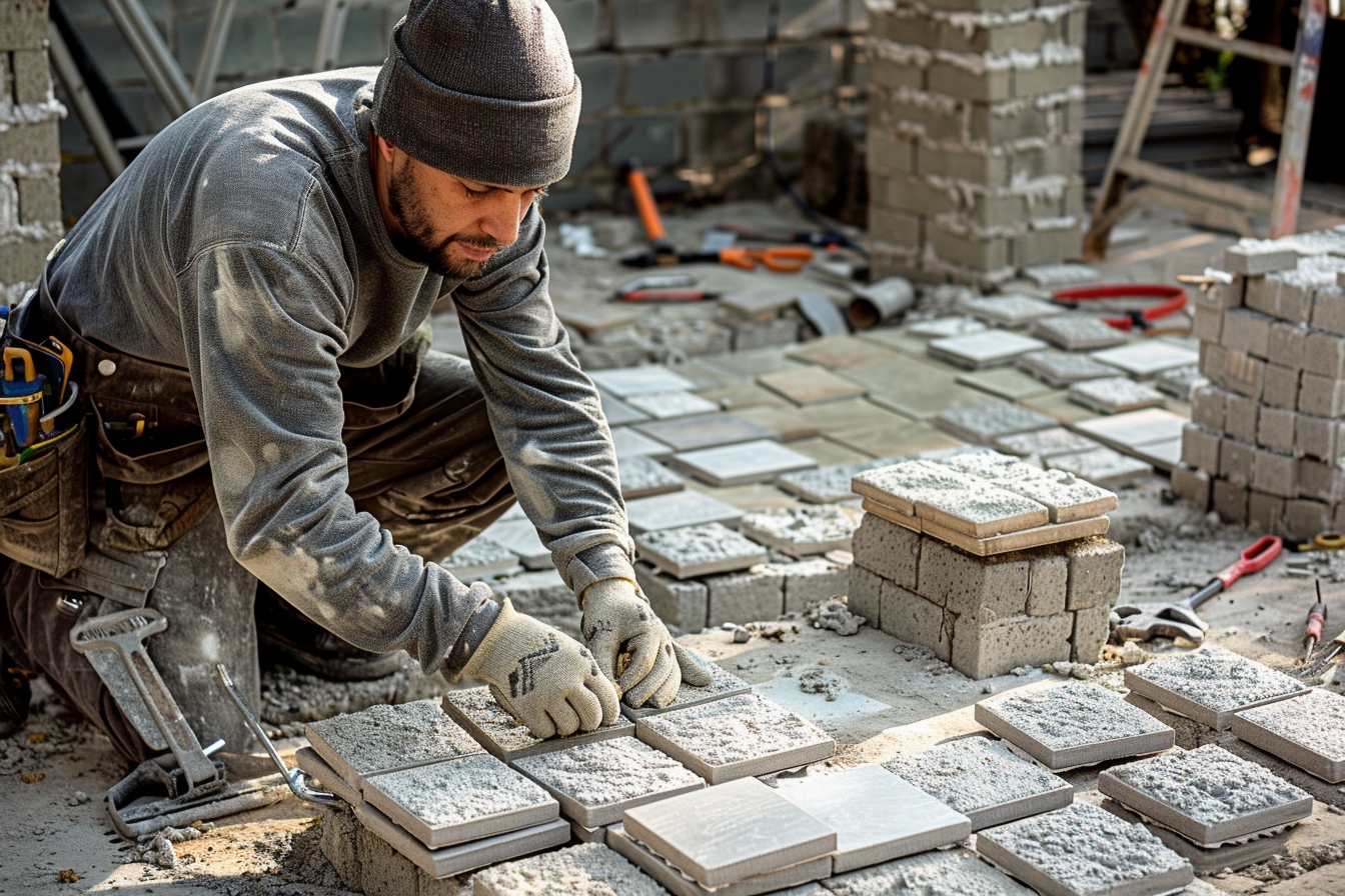 La Mise en Œuvre du Carrelage sur Plot