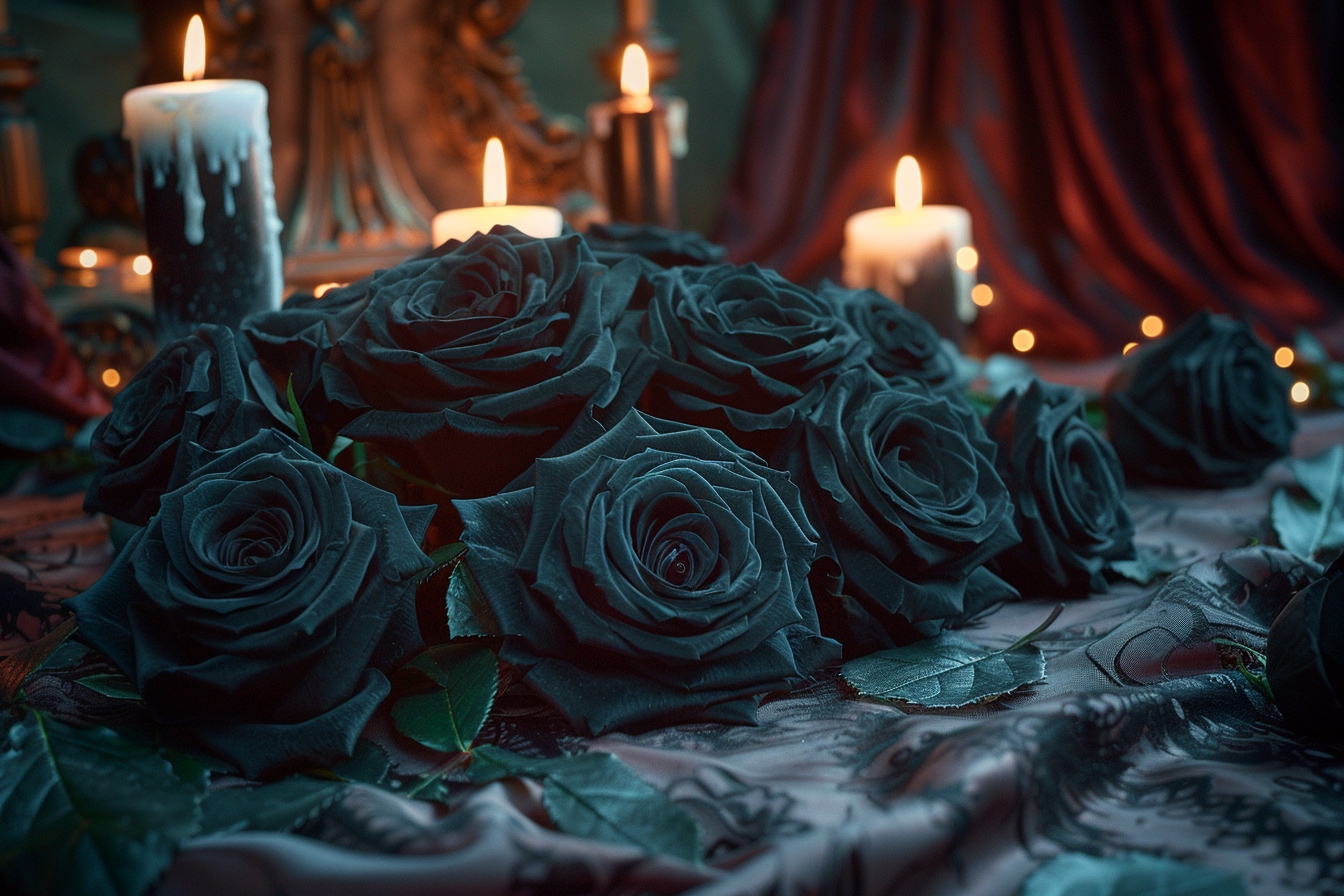 Le rôle des roses noires dans les rites et traditions