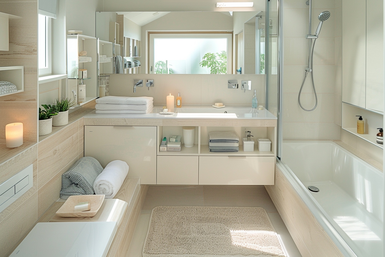 Maximiser l&rsquo;espace dans les petites salles de bain